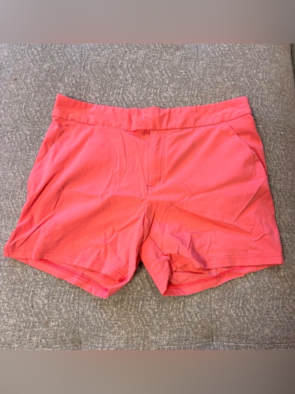 Women's Coral Athletic Hiking Shorts Chino Mid Rise 8